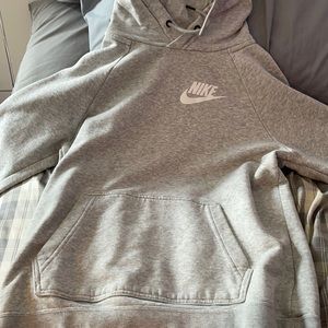 Nike Gray Hoodie, Comfortable and Size Small in W.